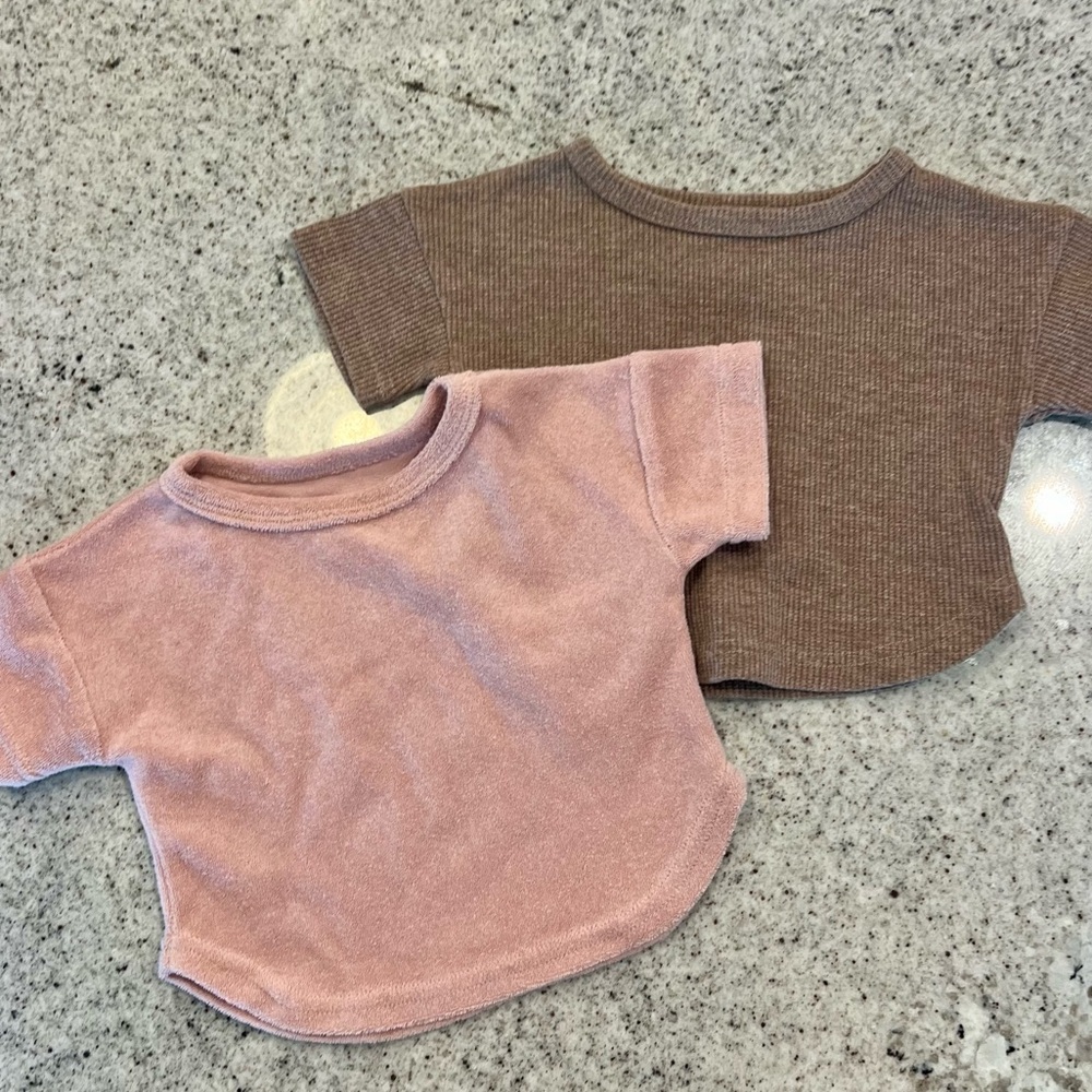 Knot baby shirt bundle baby girl 6-9 months